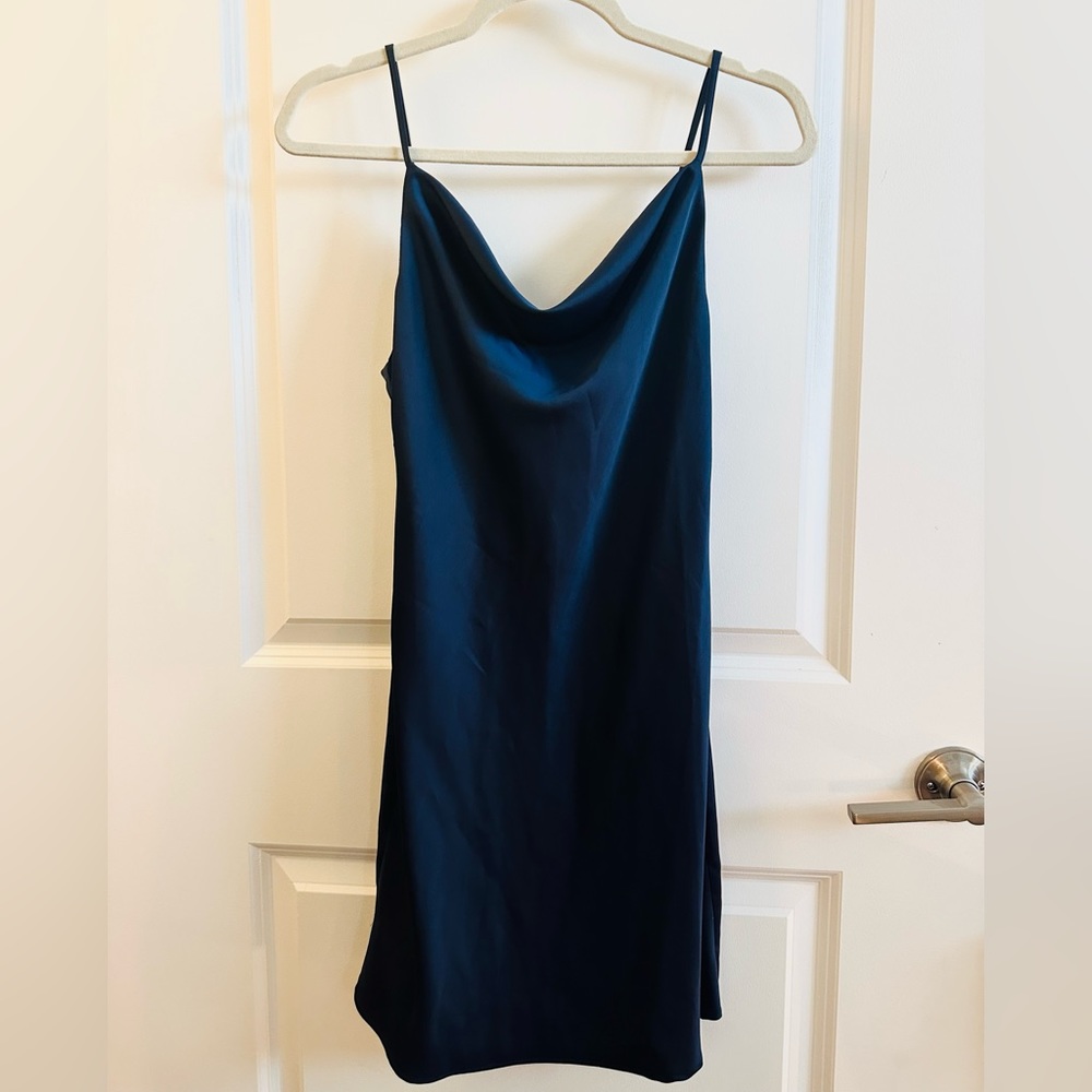 Urban Outfitters Navy Slip Dress